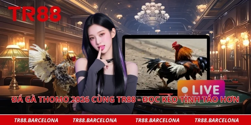 Đá gà thomo 2026 cùng TR88 - Đọc kèo tỉnh táo hơn